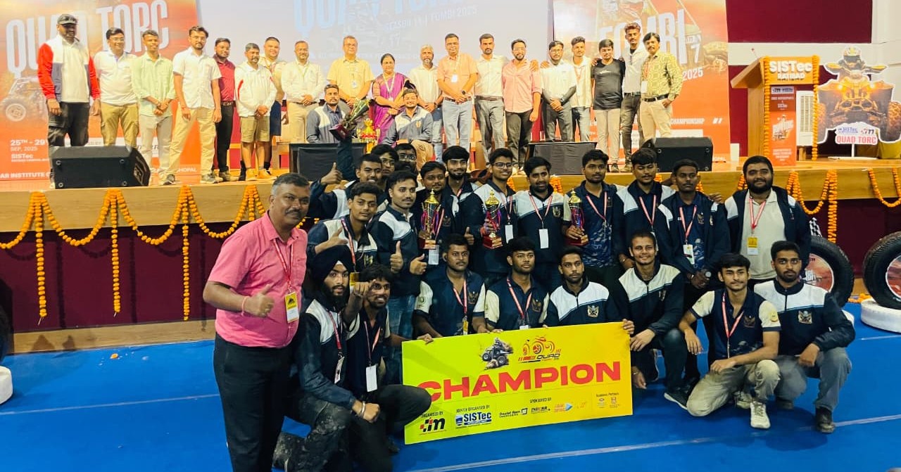 RJIT Automobile Champions Shine with Victory Trophy